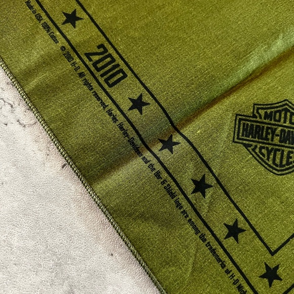 Rare Harley Davidson Salutes The Military Bandana 2010 - Picture 4 of 5
